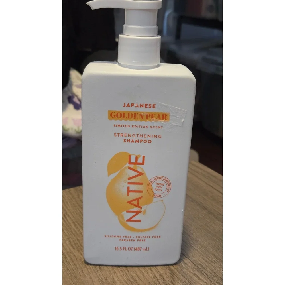 Native Japanese Golden Pear Strengthening Shampoo 16.5oz Limited Edition Scent